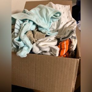 Big lot of baby boy clothes sizes 0-3 months